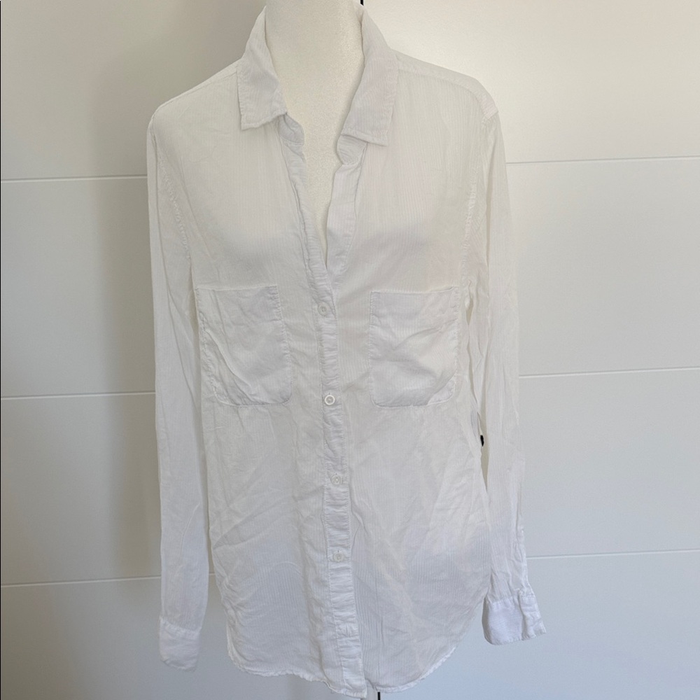 Bella Dahl White Button Down Shirt
